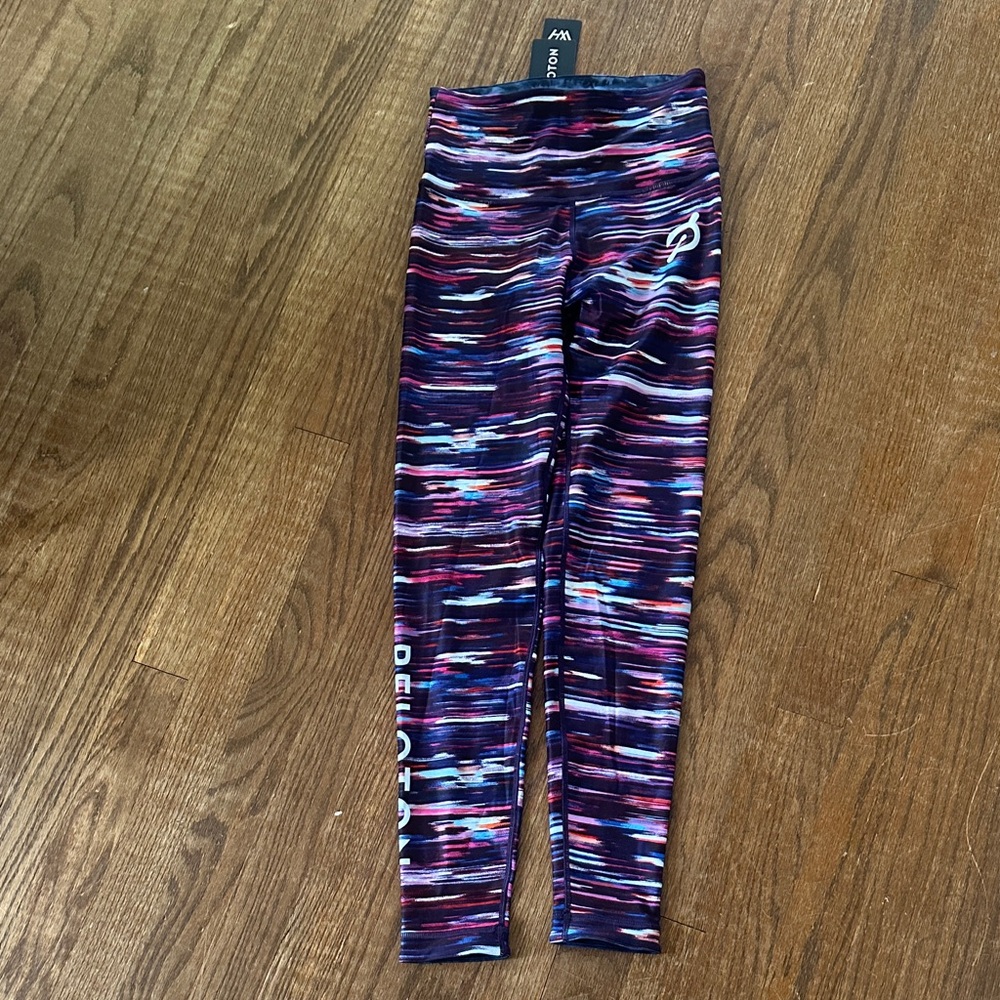 Peloton Women's Reversible Leggings - Purple and Pink